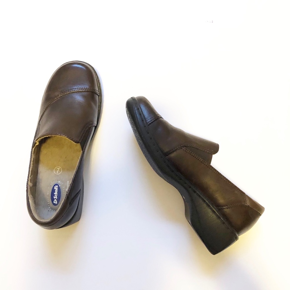 Dr. Scholl’s brown slip on women’s shoes